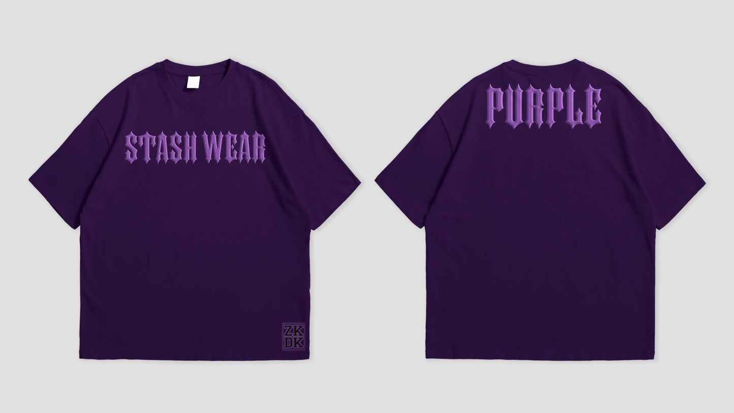 Purple Stash Oversize T-shirt Stashwear