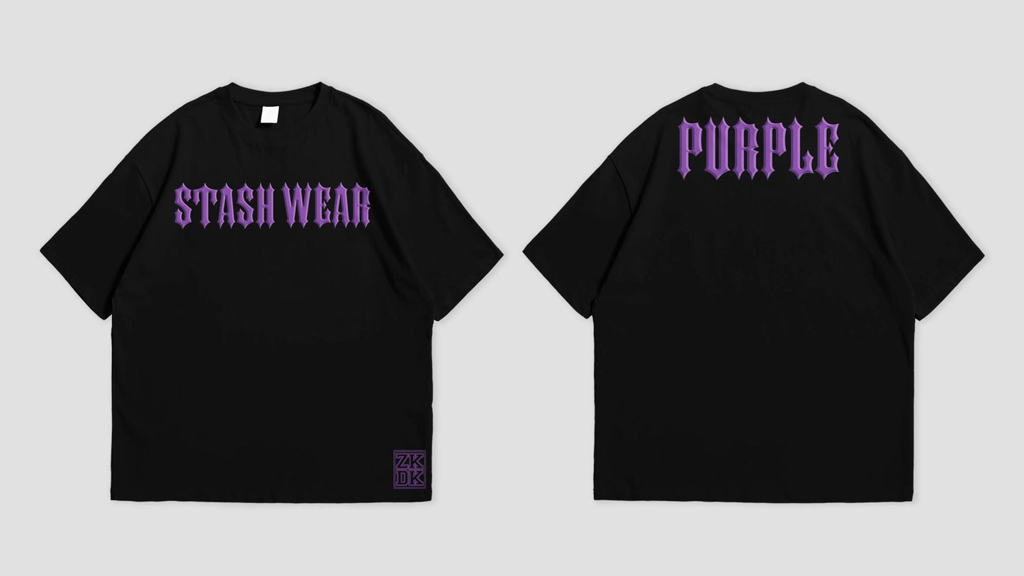 Purple Stash Oversize T-shirt Stashwear